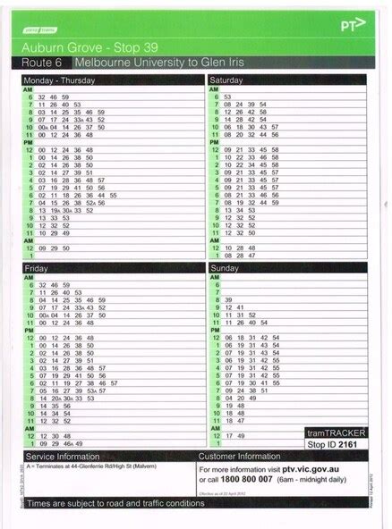 All Tram Timetables .